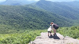 Hiking To the Top Of Craggy Pinnacle