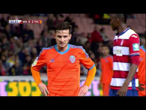 Gol de penalti de Piatti (0-3) en el Granada CF- Valencia CF