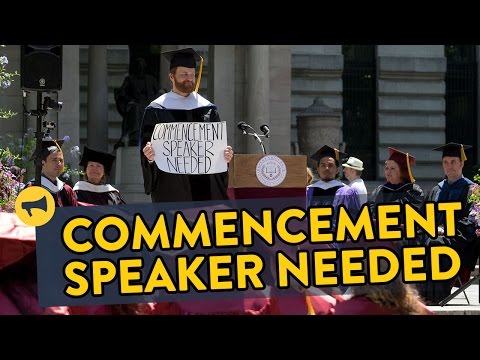來自路人甲的畢業祝福：「勇往直前追夢吧！」 (Commencement Speaker Needed)