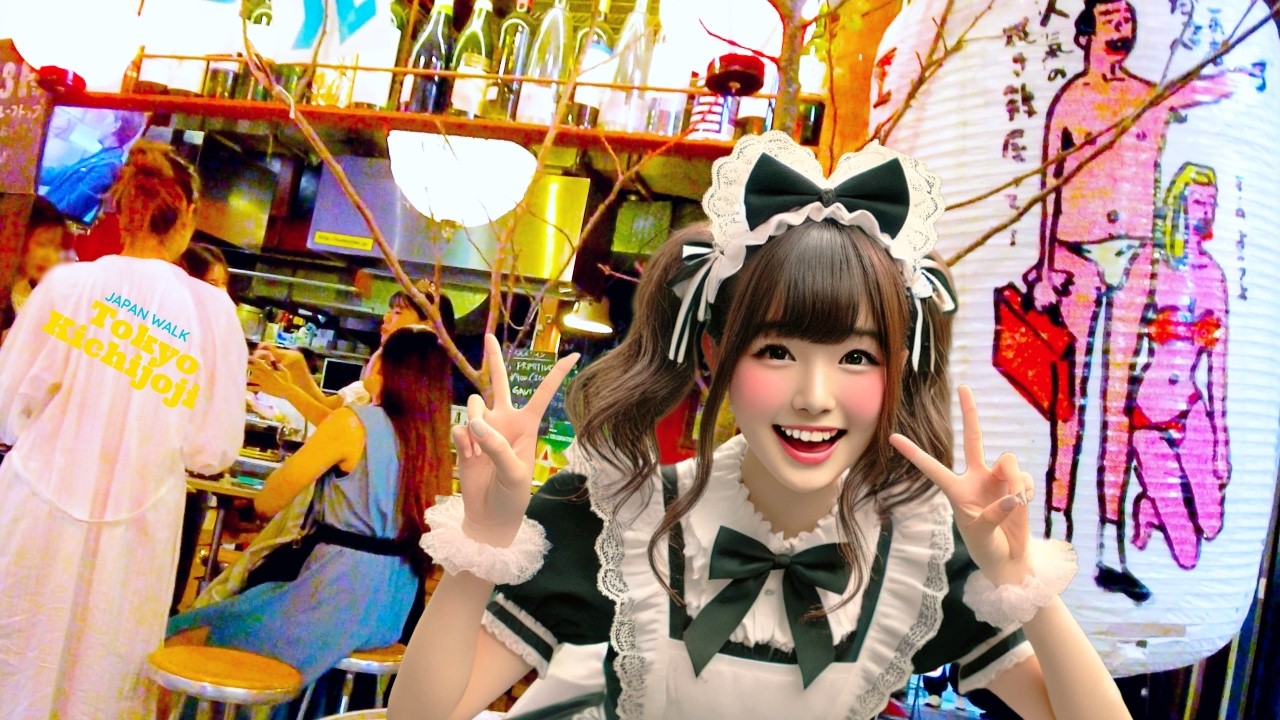 Tokyo, Kichijoji 🐶 Want a drink? 💖 4K Nonstop 1 Hour