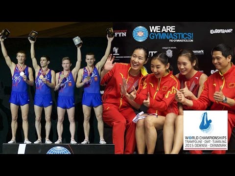 2015 Trampoline Worlds, Odense (DEN) - Highlights TRA Teams - We are Gymnastics !