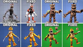 Fixed VS. Original Animatronics in Five Nights at Freddy's