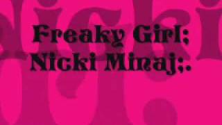 Freaky Girl - Nicki Minaj - Lyrics