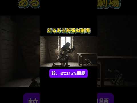 蚊、どこいった問題　あるある誇張AI劇場