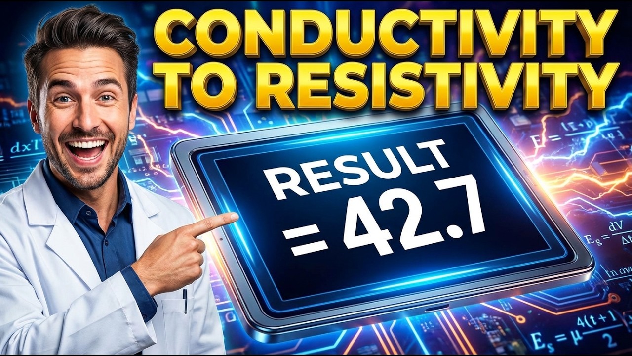 Conductivity To Resistivity Interactive Calculator