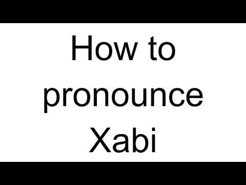 How to Pronounce Xabi (Spanish)