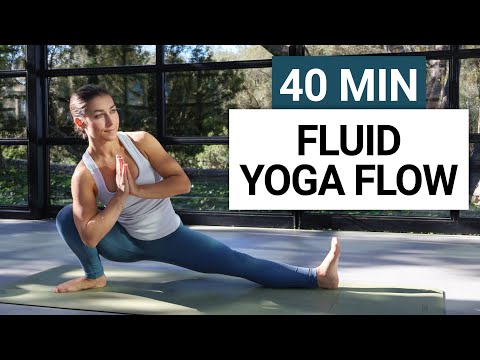 40 Min Fluid Vinyasa Yoga Flow | Full Body Intermediate - Advanced Yoga