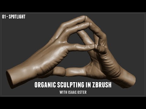 Organic Sculpting in Zbrush - 01 Spotlight