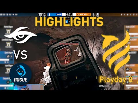 GREAT GAME! Rogue vs Secret - HIGHLIGHTS - Playday 8 - EUL 2022 Stage 3 - R6 Esport