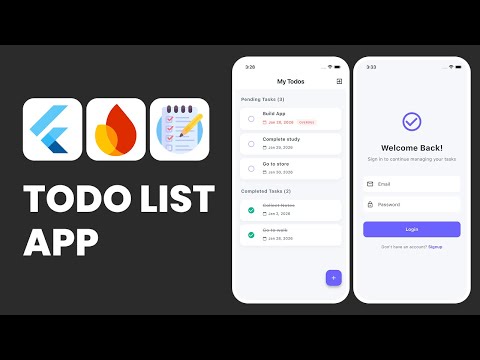 Todo List App in flutter with firebase