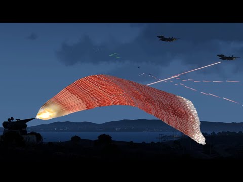 Su-57 Almost Shot Down by MANTIS Air Defense System - Military Simulation - ArmA 3