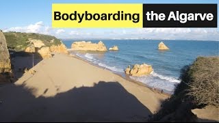 LifeinourVan discover Body Boarding in the Algarve, Portugal