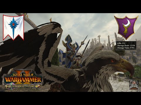 The Witch King Destroys the Asur! - Dark Elves vs High Elves - Total War Warhammer 2