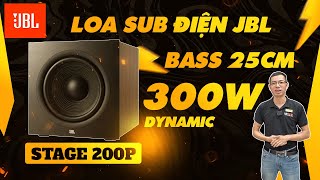Video thumbnail for Review Chi Tiết Loa Sub JBL Stage 200P: Bass 25cm, Công Suất 300W Dynamic Cực Khủng by HDRADIO - Audio & Home Cinema & Karaoke