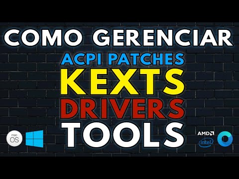 HACKINTOSH: ALTERANDO, INCLUINDO, REMOVENDO OU ATUALIZANDO - KEXTS, ACPI, DRIVERS E TOOLS - OPENCORE