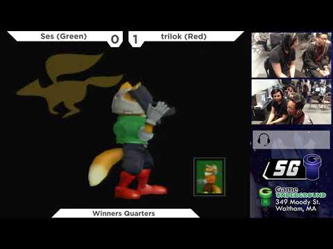 SG 21.5 SSBM - Ses (Green Fox) vs. trilok (Red Fox) - Melee WQF