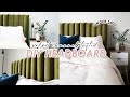 DIY VELVET CHANNEL TUFTED HEADBOARD How To Make A Luxury Modern DIY Headboard For UNDER 400