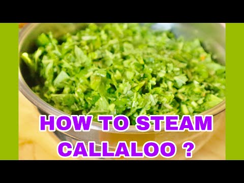 HOW TO STEAM CALLALOO? | Jamaican style | Soffy’s Cooking Corner