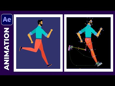 Character Animation Tutorial in After Effects No Third Party Plugin