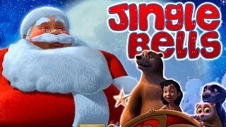 Christmas Song Jingle Bells | Jungle Book | Merry Christmas 2015 | Animated Cartoon Show For Kids