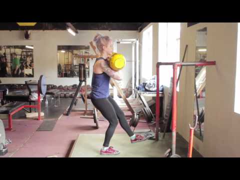 9st GIRL PISTOL AND PRESS (Centaur Gym Belfast)