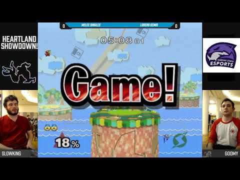 Heartland Showdown 2019 SSBM - Fizz (Sheik) Vs. Goomy (Samus) - Loser Finals