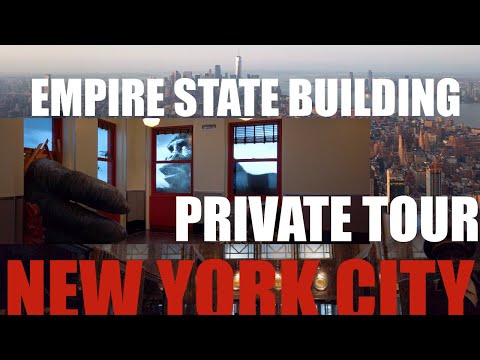 [4k] New York Empire State Building Private Tour