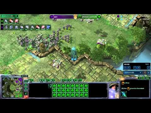 SeKo Starcraft - Lucifron vs QXC Game 2 - TvT with No Hellbats? - Pro SC2 HOTS Replays