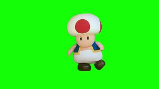 Toad dancing green screen