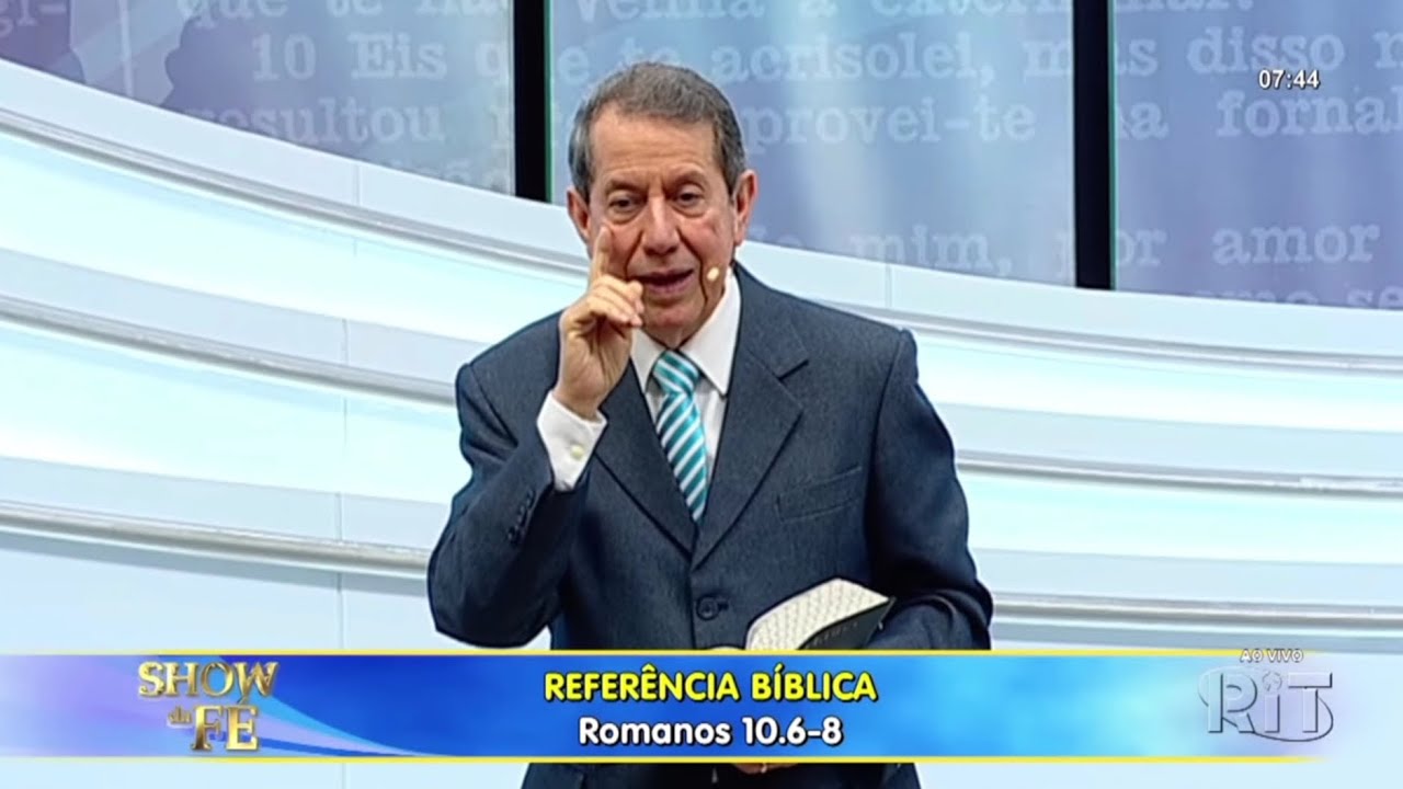 Missionário RR Soares - A BOCA FALA DAQUILO QUE O CORAÇÃO ESTÁ CHEIO - Romanos 10:6-8
