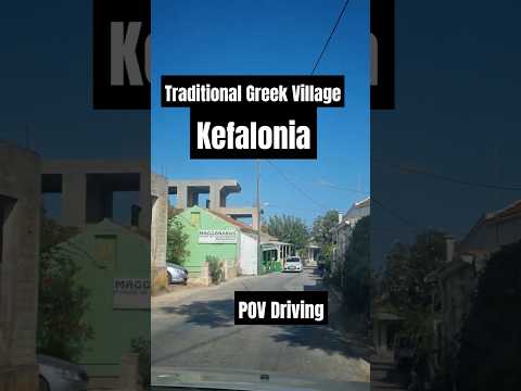 NOSTALGIC Greek Village Drive: The REAL Roads of Kefalonia