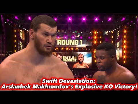 Arslanbek Makhmudov vs. Junior Anthony Wright FIGHT HIGHLIGHTS