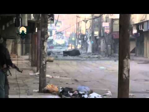 انتشار عناصر كتيبة الناصر صلاح الدين في محيط إدارة الدفاع الجوي في المليحة في ريف دمشق