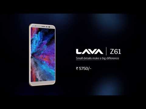 Lava z61 3000 mah smartphone