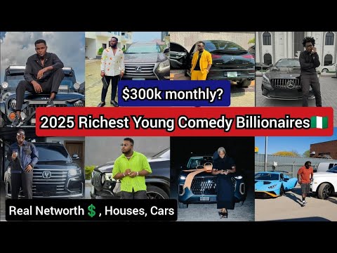 2025▪️TOP 10 RICHEST INSTAGRAM/YOUTUBE COMEDIANS IN NIGERIA 2025..NETWORTH, CARS, MANSIONS, Steven