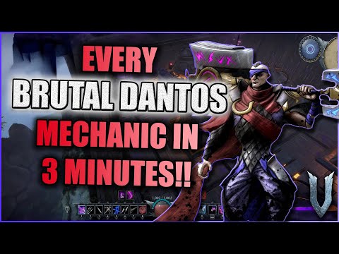 V Rising Brutal Boss Guide | Dantos The Forgebinder | EVERY MECHANIC in 3 MINUTES!