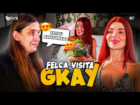FELCA REVEALS HER PASSION DURING AN UNPRECEDENTED TOUR OF GKAY'S MANSION - Felca visits