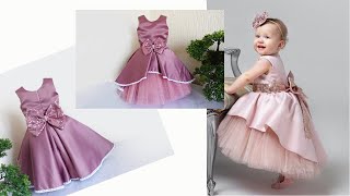 HOW TO SEW SPECIAL OCCASION DRESS FOR BABY GIRL/BIRTHDAY DRESS/FLOWER GIRLS DRESS/TUTTU DRESS SEWING