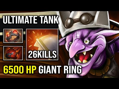 CRAZY 1v5 Giant Ring Timbersaw 6500 HP Super Tank Late Game Against Level 30 SF Dota 2