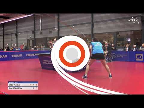 Masters 2019 Ding Yaping  - Ana Gogorita