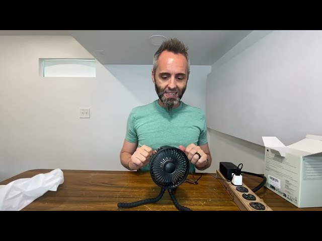 Best Portable Fan with USB-C Charging - product in use