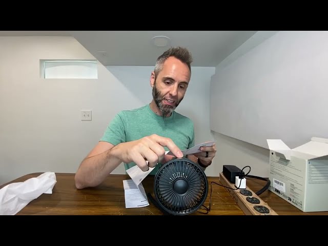 Best Portable Fan with USB-C Charging - alternate angle