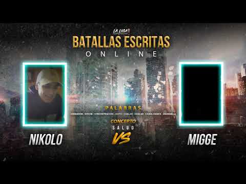 NIKOLO vs MIGGE | 8avo | BATALLAS ESCRITAS ONLINE