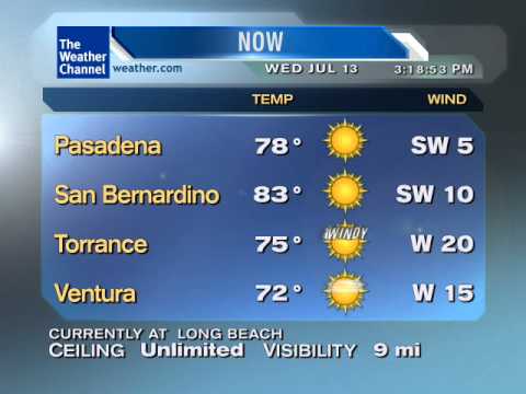 Los Angeles, CA  WeatherSTAR XL V4