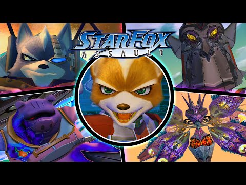 Star Fox: Assault All Bosses (Gamecube)