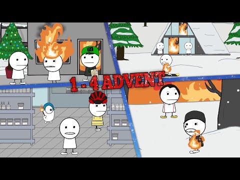 DF Shorts - Advent Advent A Hut Burns