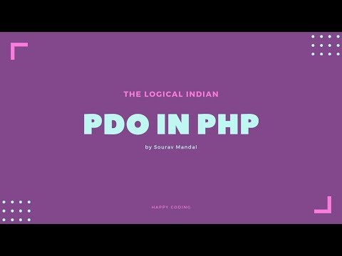 PDO in php and mysql part 1