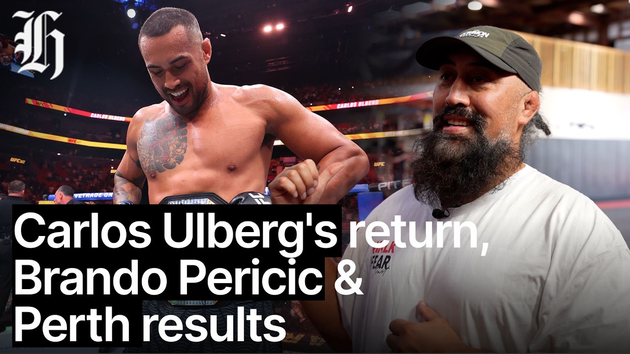 Eugene Bareman on Carlos Ulberg's return timeline, Brando Pericic and UFC Perth results