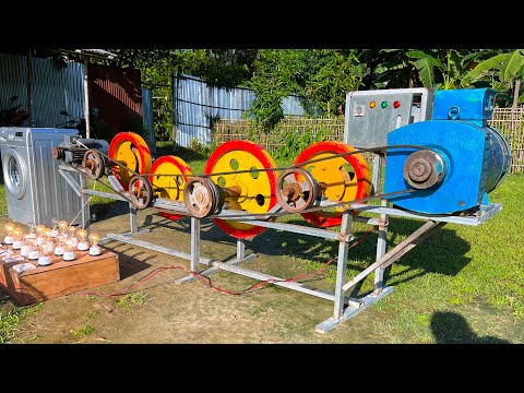 I Make World Largest Free Energy 20Kw Generator