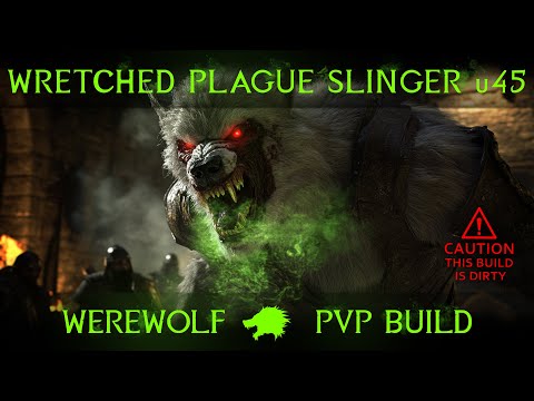 ESO Werewolf PVP Build - Gaze Of Sithis - Kragh - Plague Slinger - Wretched Vitality - U45 - Xbox EU